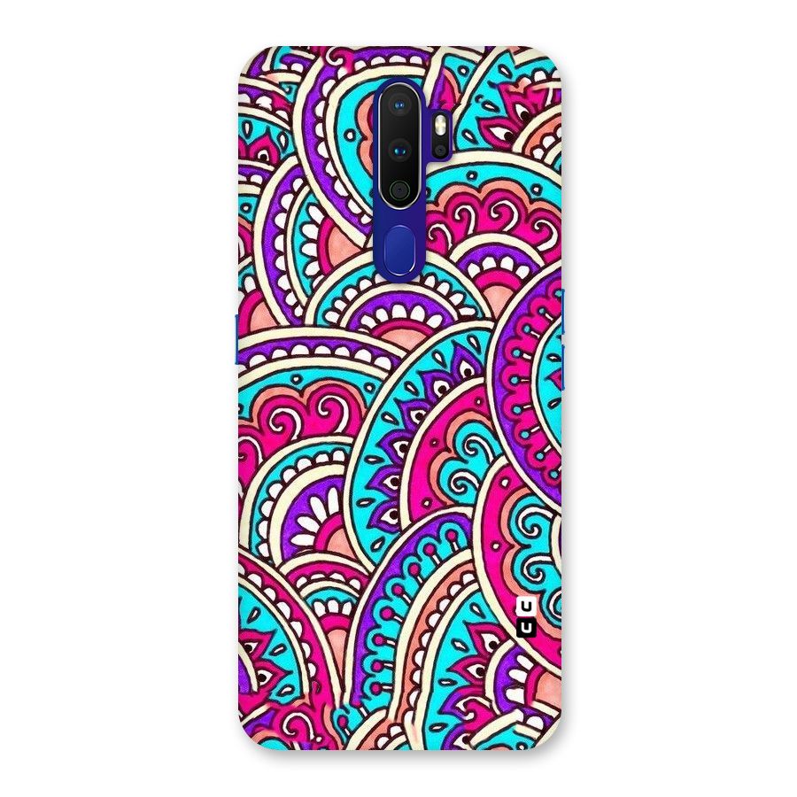 Abstract Rangoli Design Back Case for Oppo A9 (2020)