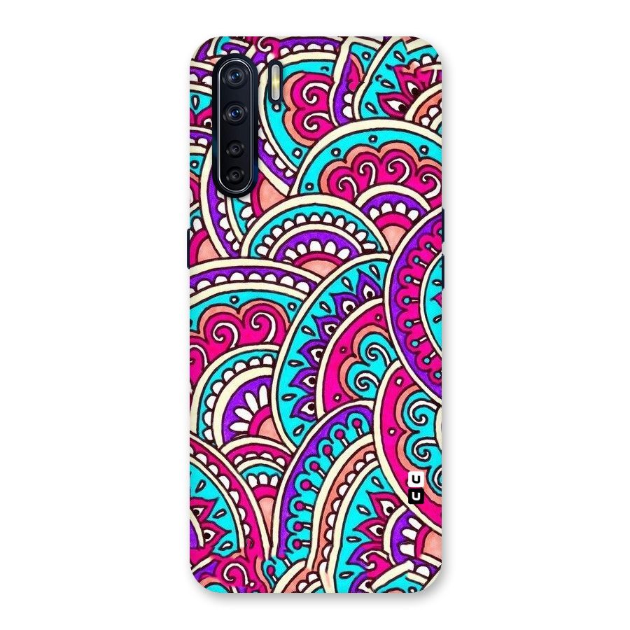 Abstract Rangoli Design Back Case for Oppo F15