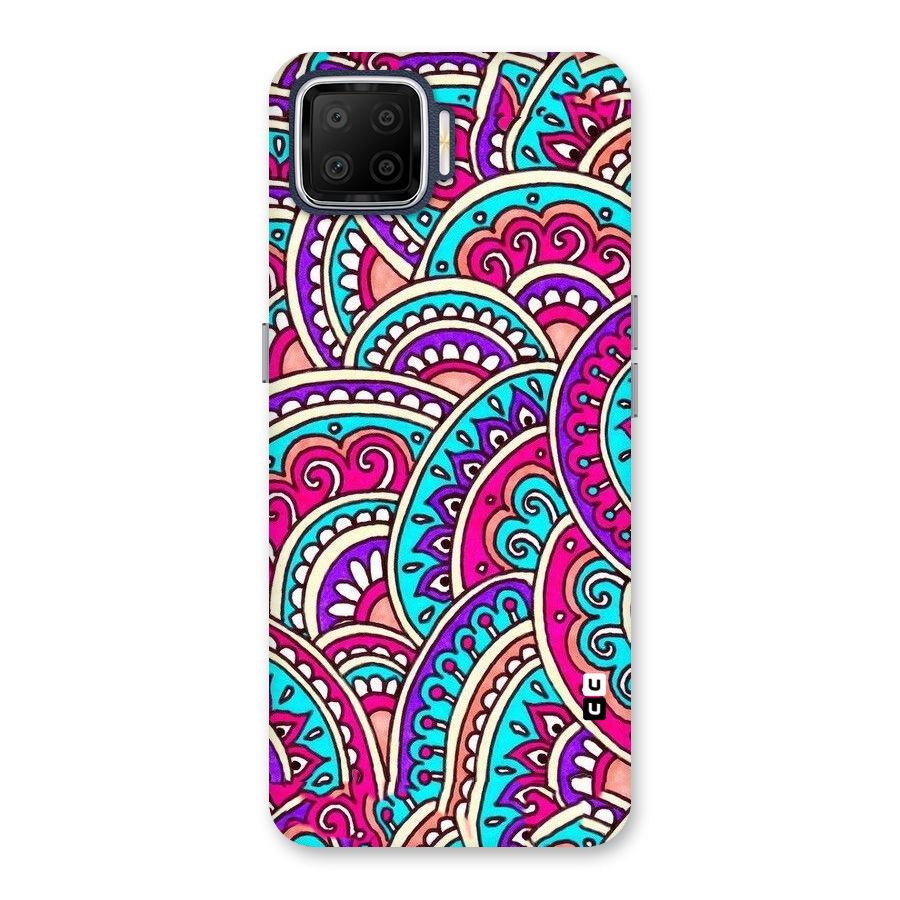 Abstract Rangoli Design Back Case for Oppo F17
