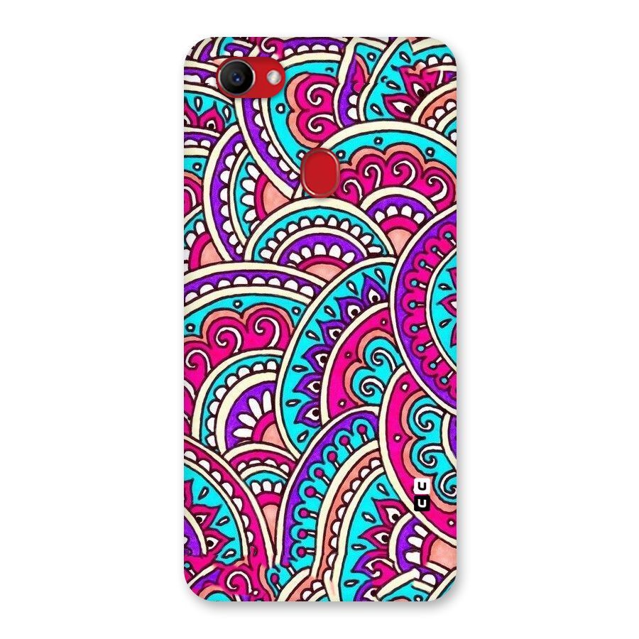 Abstract Rangoli Design Back Case for Oppo F7