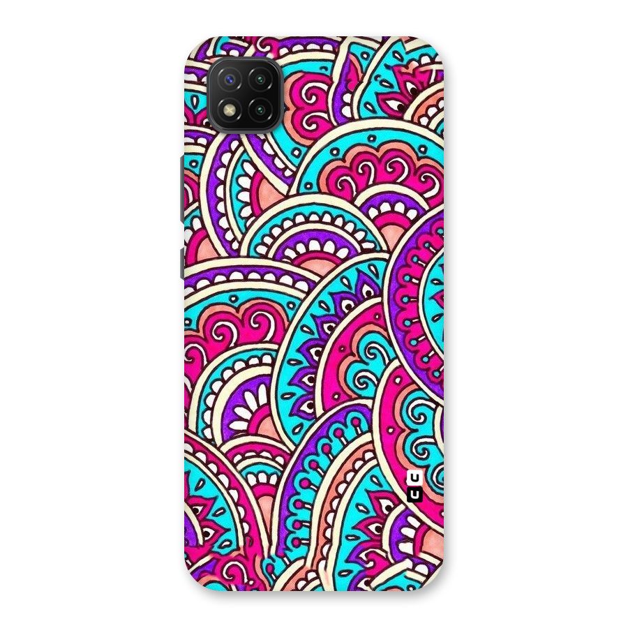 Abstract Rangoli Design Back Case for Poco C3