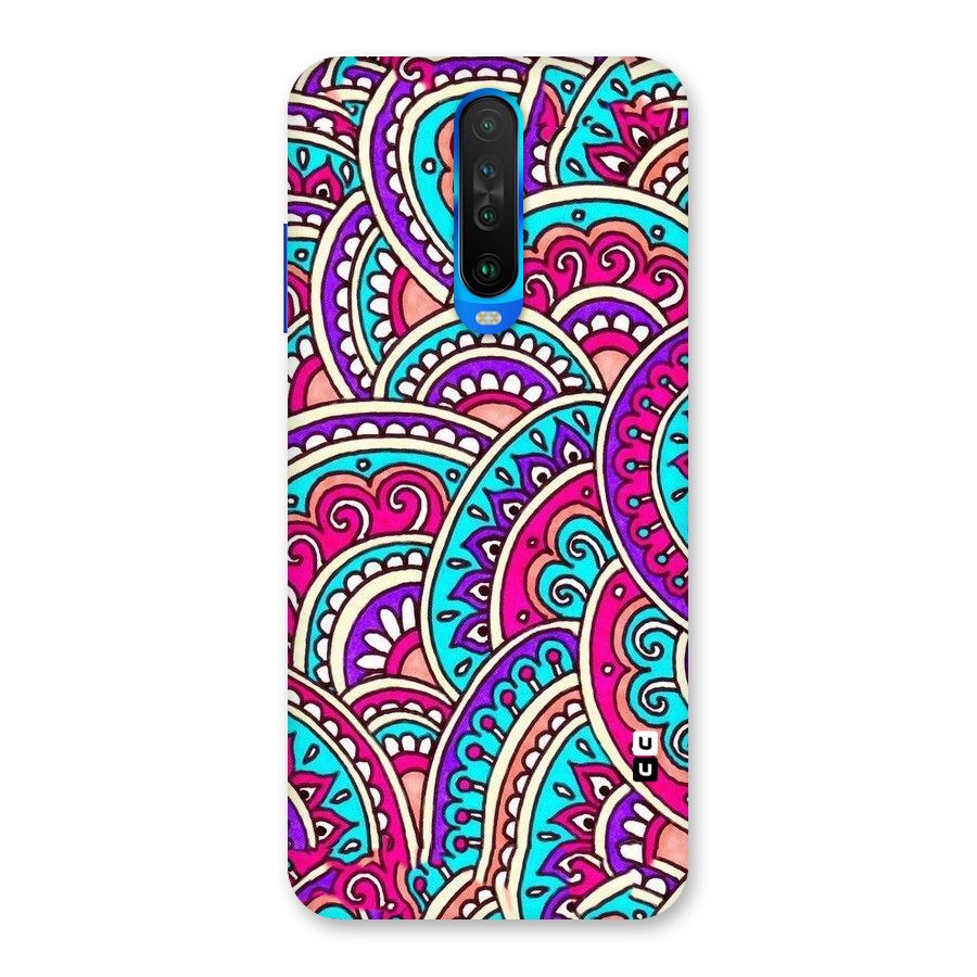 Abstract Rangoli Design Back Case for Poco X2