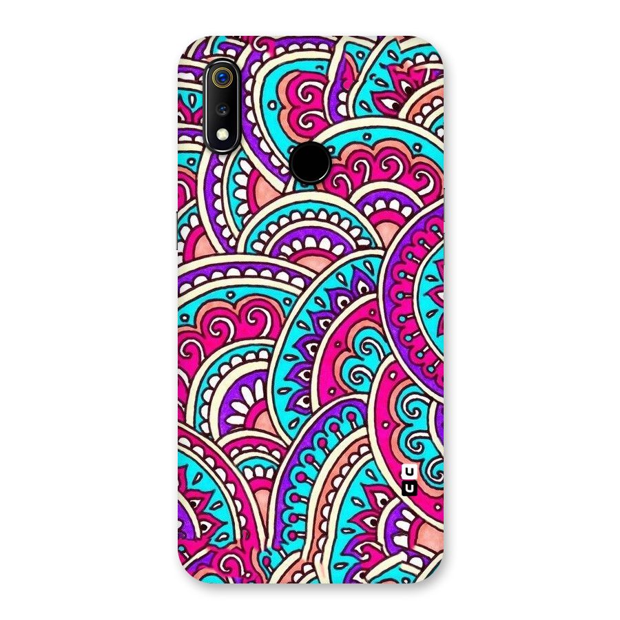 Abstract Rangoli Design Back Case for Realme 3