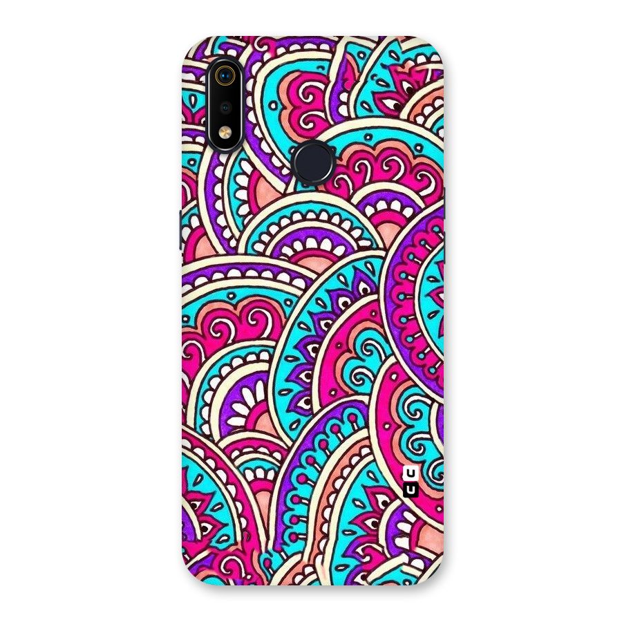 Abstract Rangoli Design Back Case for Realme 3i