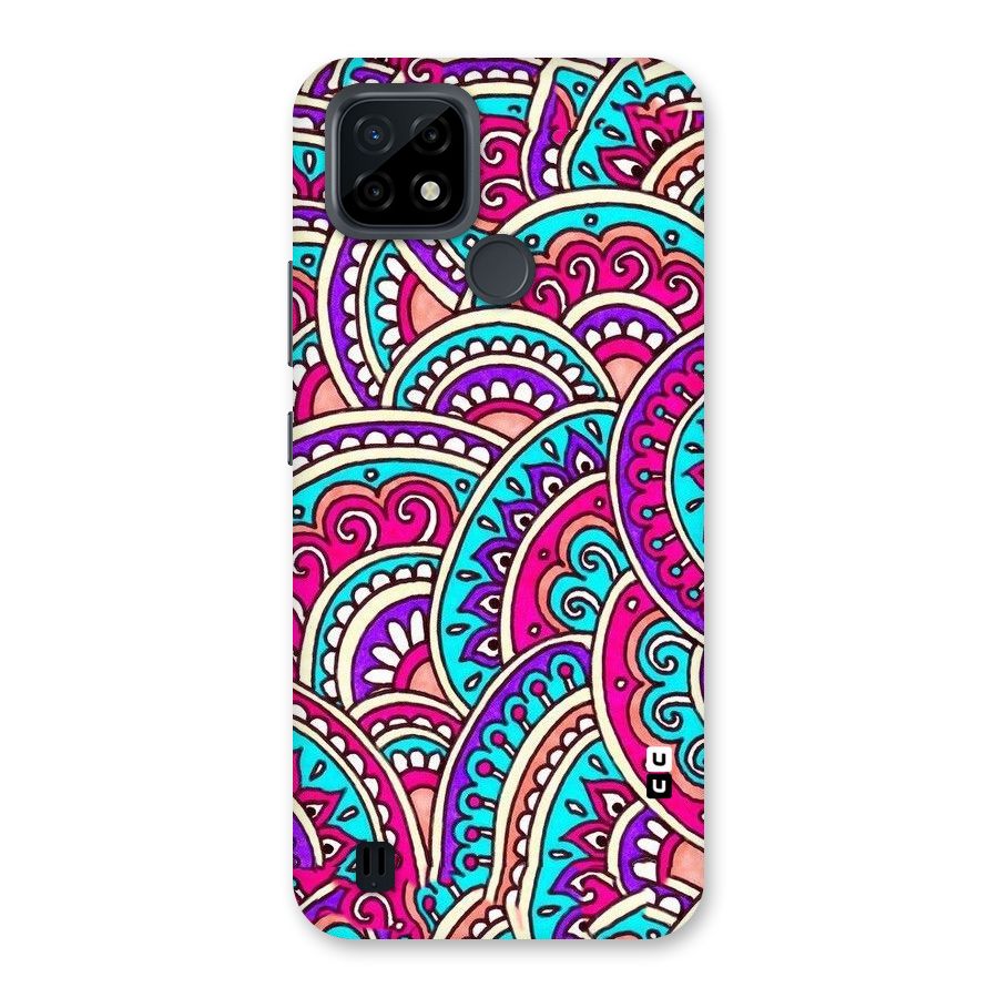 Abstract Rangoli Design Back Case for Realme C21