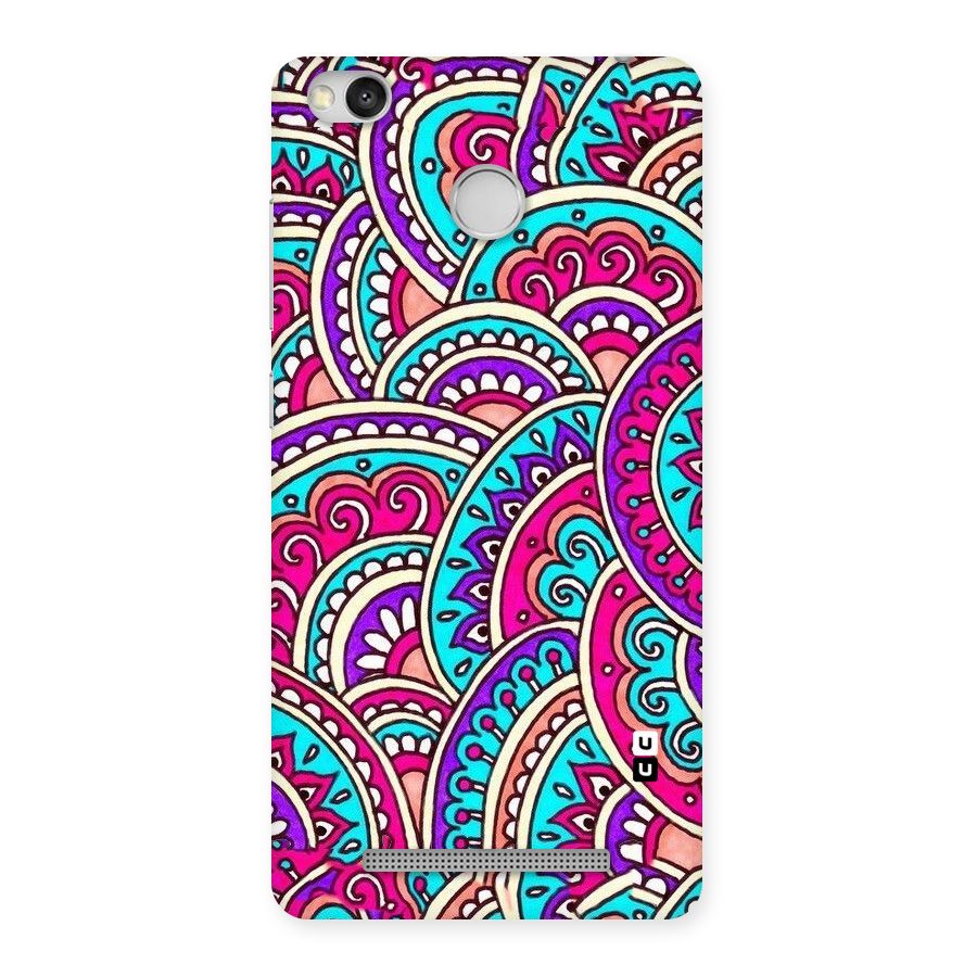 Abstract Rangoli Design Back Case for Redmi 3S Prime