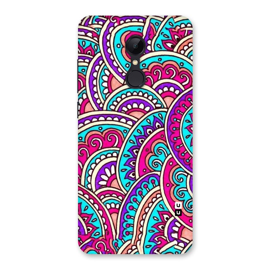 Abstract Rangoli Design Back Case for Redmi 5