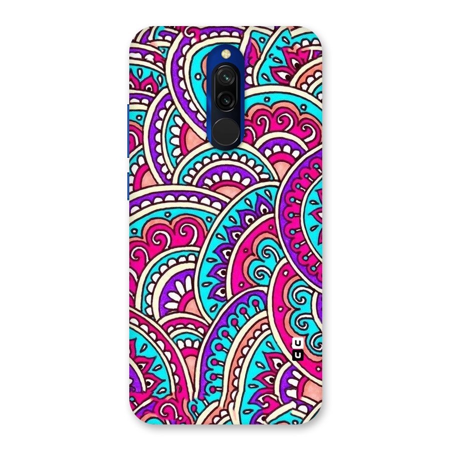 Abstract Rangoli Design Back Case for Redmi 8