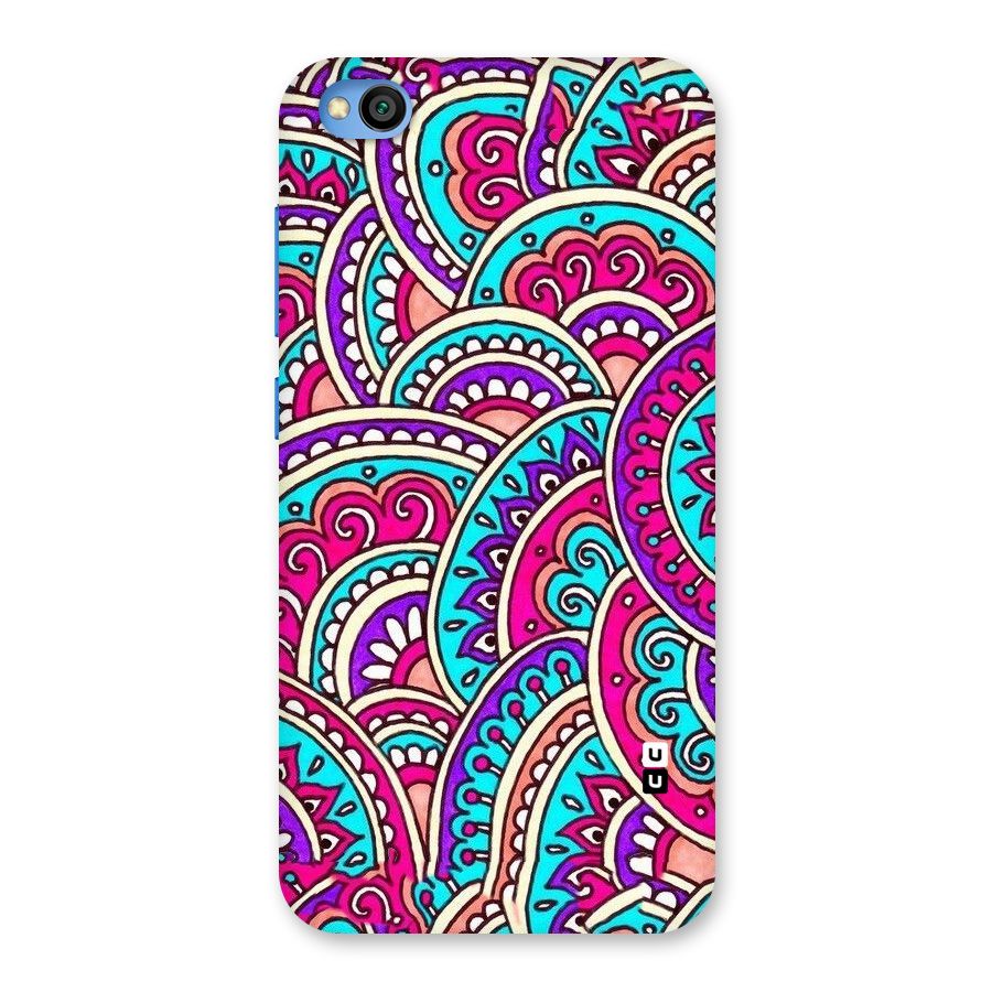 Abstract Rangoli Design Back Case for Redmi Go