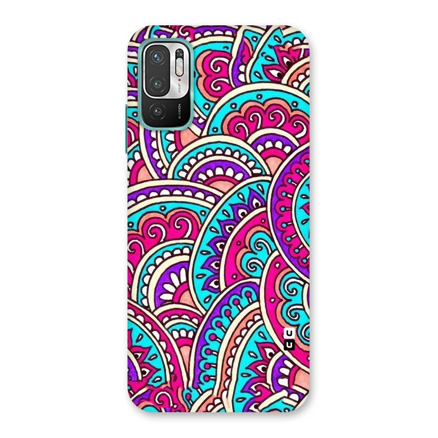 Abstract Rangoli Design Back Case for Redmi Note 10T 5G
