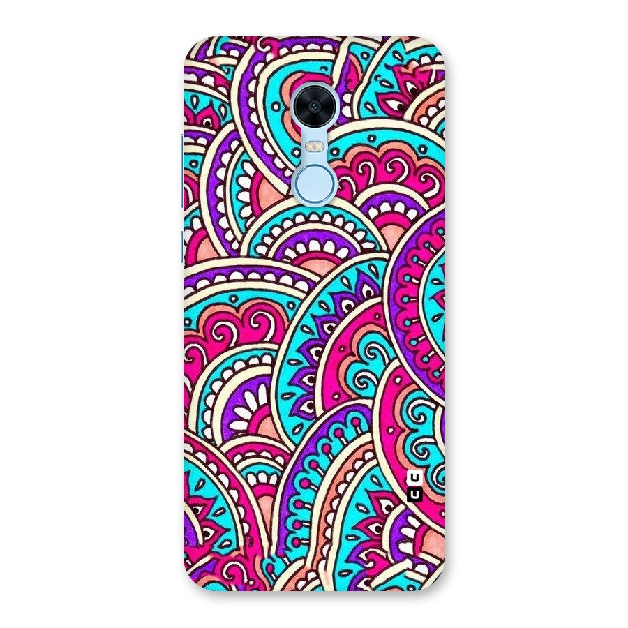 Abstract Rangoli Design Back Case for Redmi Note 5