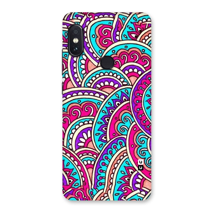 Abstract Rangoli Design Back Case for Redmi Note 5 Pro