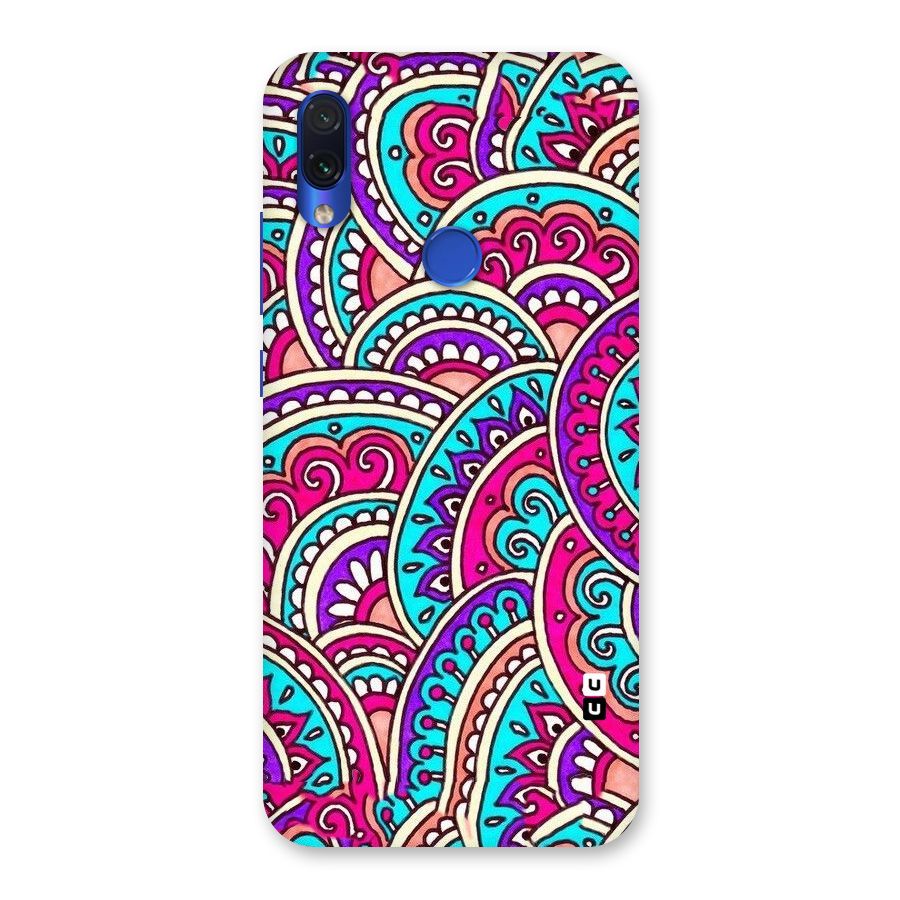 Abstract Rangoli Design Back Case for Redmi Note 7