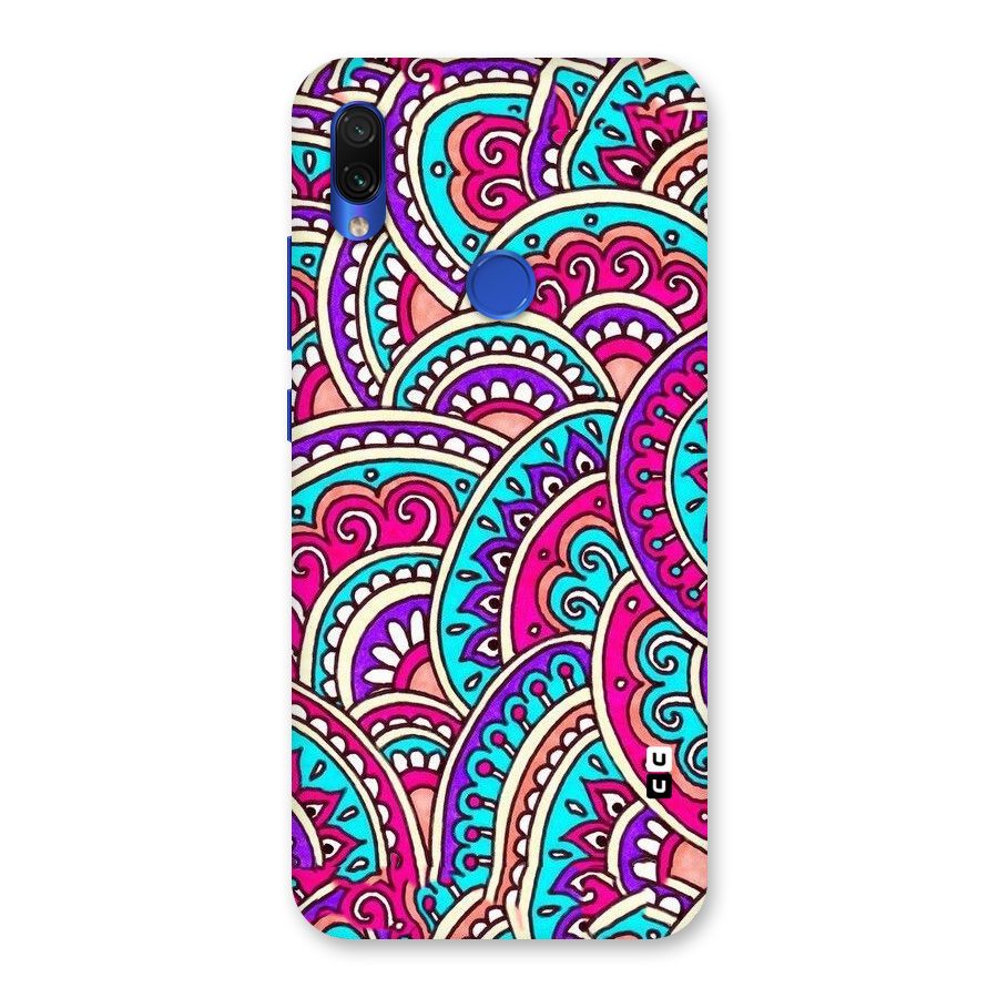 Abstract Rangoli Design Back Case for Redmi Note 7S