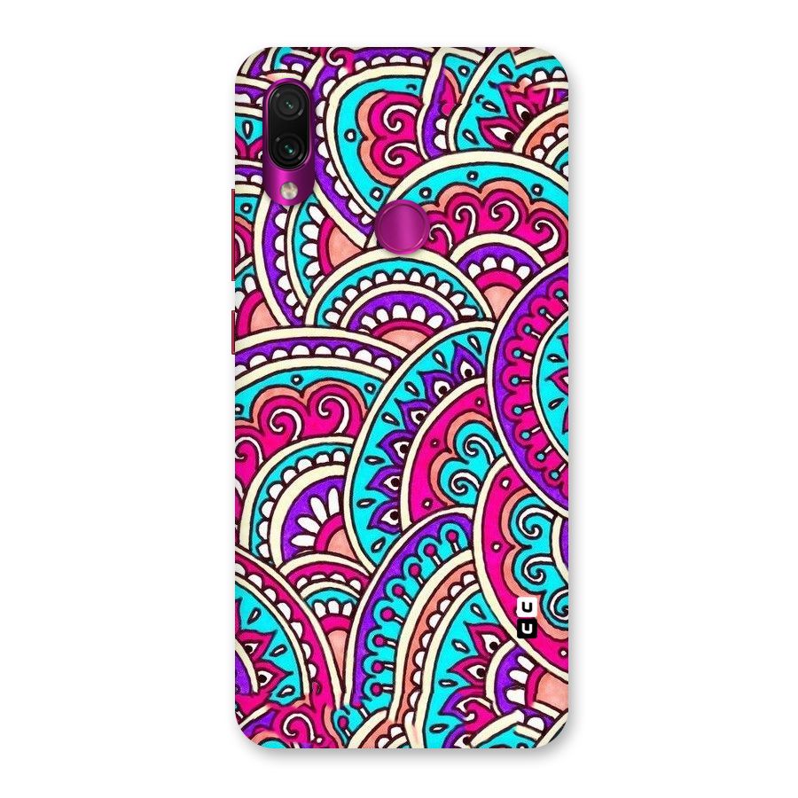 Abstract Rangoli Design Back Case for Redmi Note 7 Pro