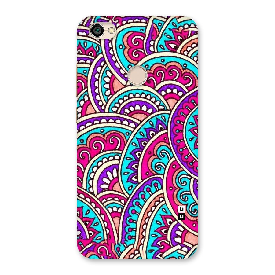 Abstract Rangoli Design Back Case for Redmi Y1 2017