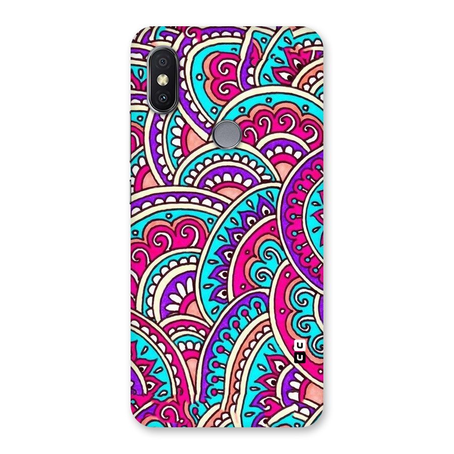 Abstract Rangoli Design Back Case for Redmi Y2