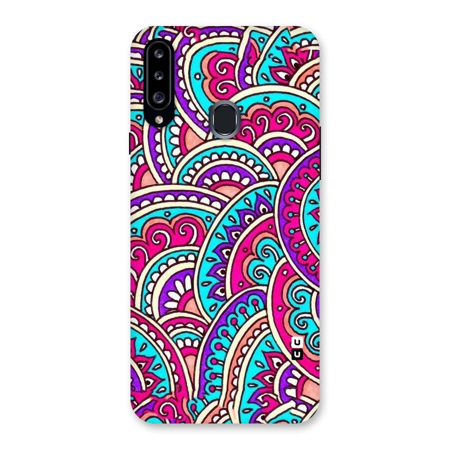 Abstract Rangoli Design Back Case for Samsung Galaxy A20s