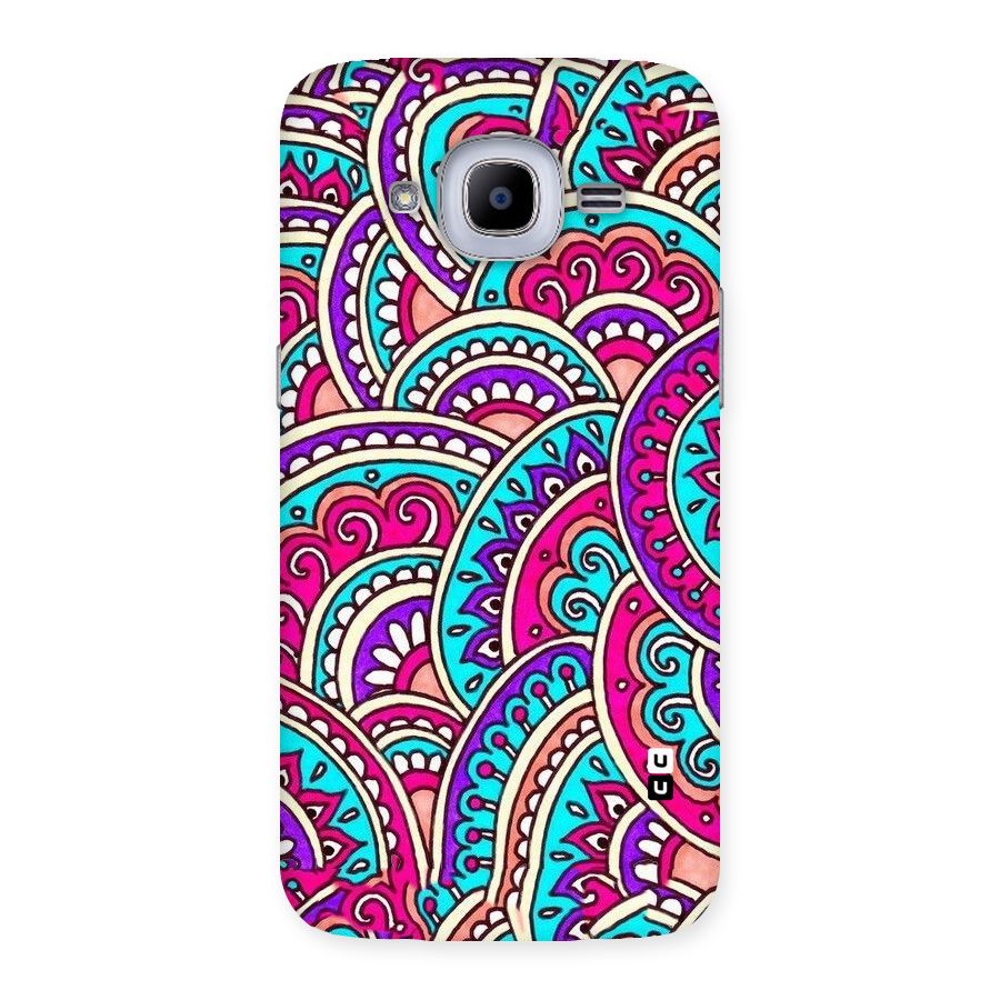 Abstract Rangoli Design Back Case for Samsung Galaxy J2 Pro