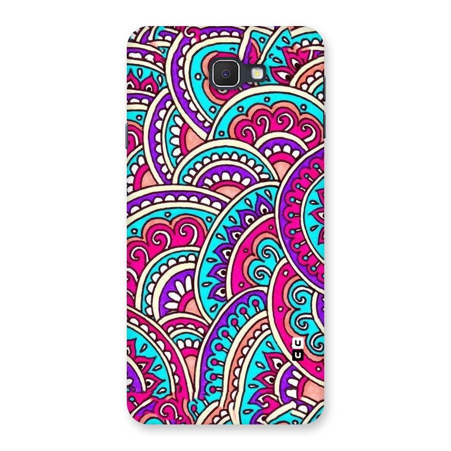 Abstract Rangoli Design Back Case for Samsung Galaxy J7 Prime