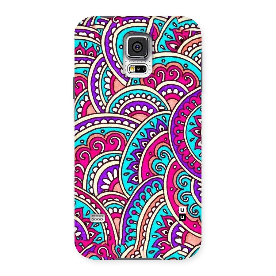 Abstract Rangoli Design Back Case for Samsung Galaxy S5