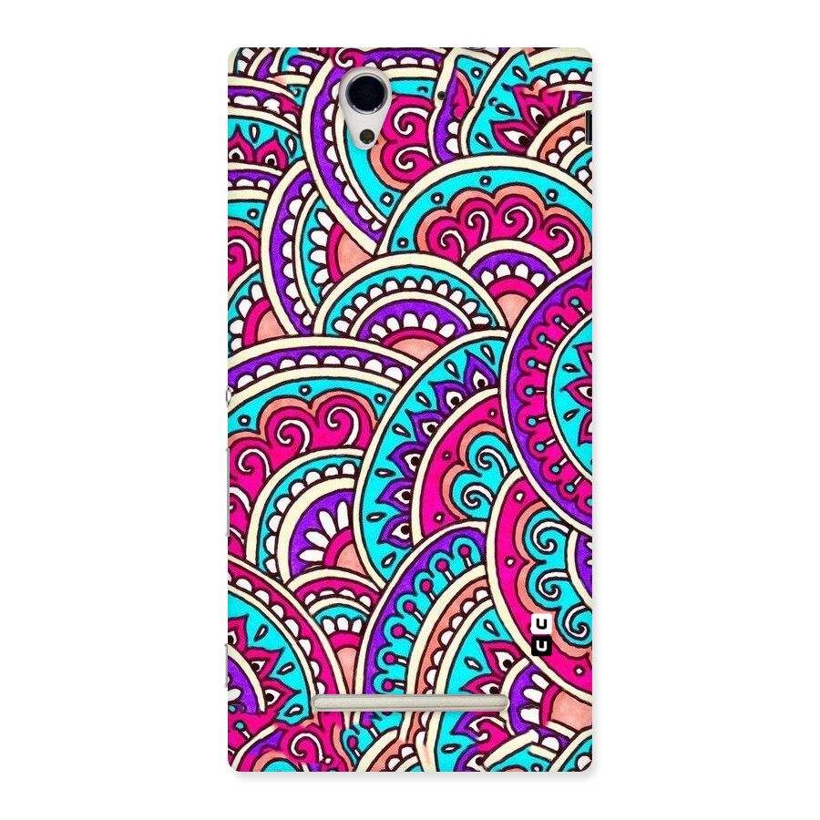 Abstract Rangoli Design Back Case for Sony Xperia C3