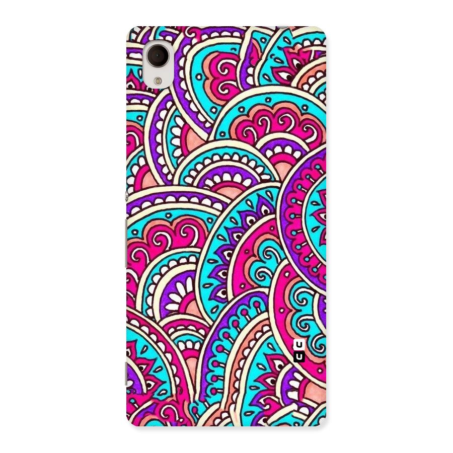 Abstract Rangoli Design Back Case for Sony Xperia M4