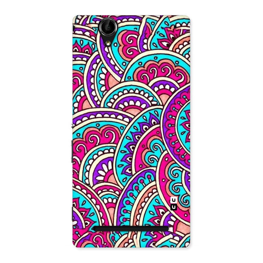 Abstract Rangoli Design Back Case for Sony Xperia T2