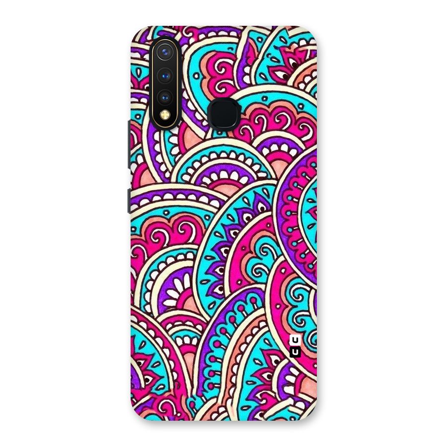Abstract Rangoli Design Back Case for Vivo U20