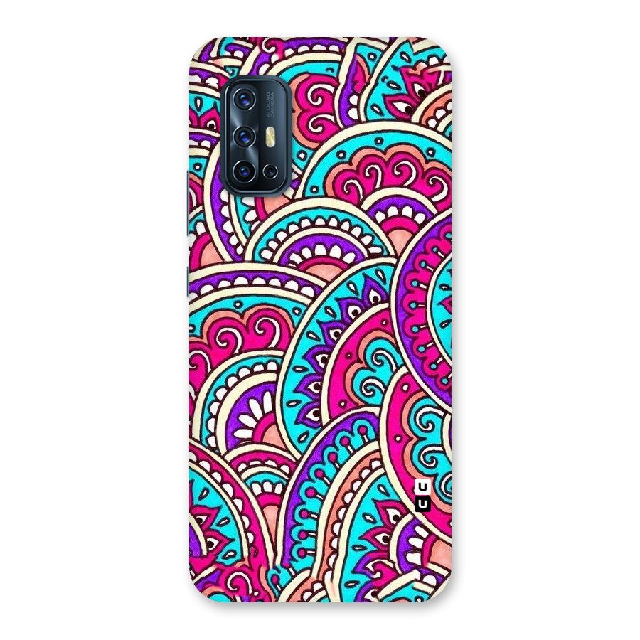 Abstract Rangoli Design Back Case for Vivo V17