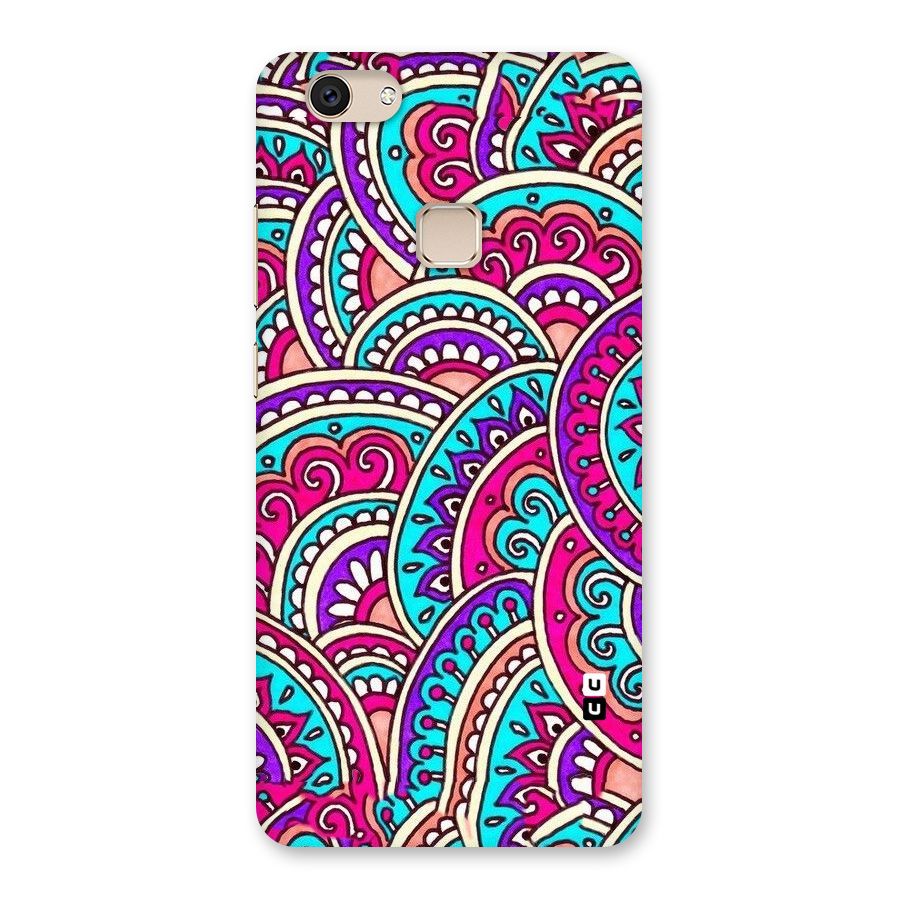 Abstract Rangoli Design Back Case for Vivo V7