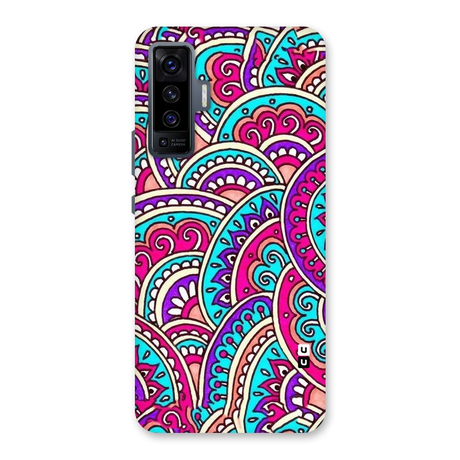 Abstract Rangoli Design Back Case for Vivo X50