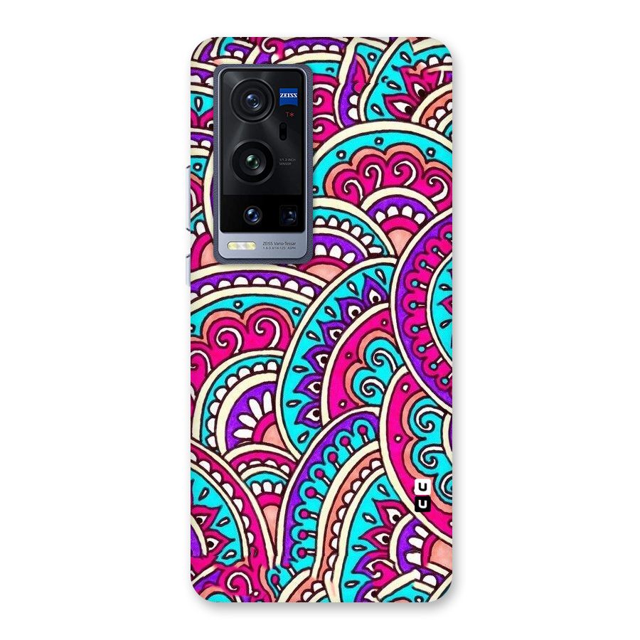Abstract Rangoli Design Back Case for Vivo X60 Pro Plus