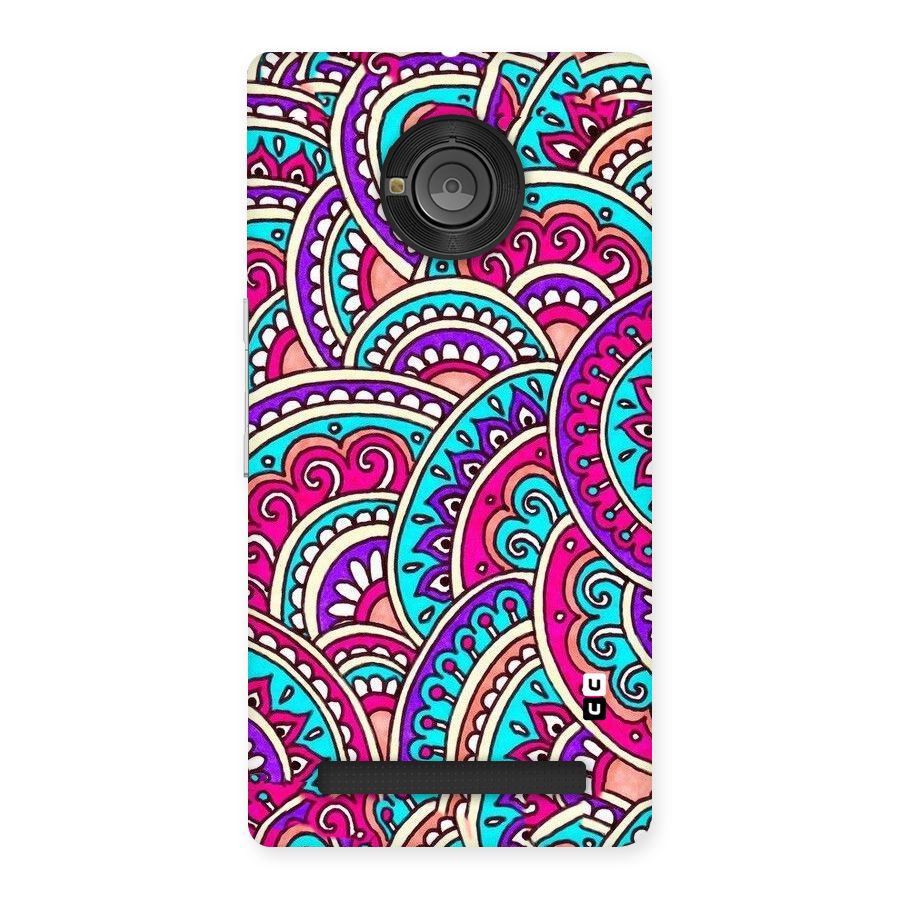 Abstract Rangoli Design Back Case for Yu Yunique