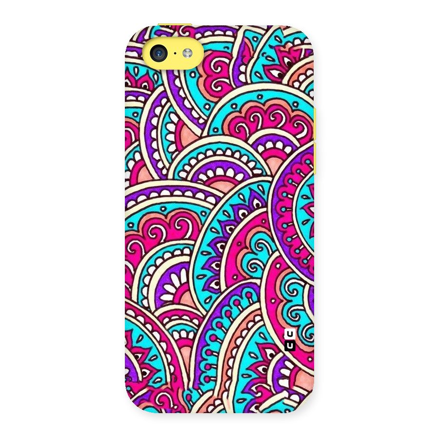 Abstract Rangoli Design Back Case for iPhone 5C