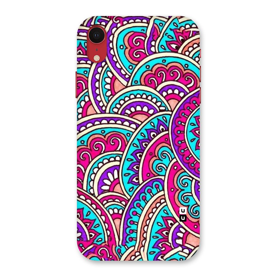 Abstract Rangoli Design Back Case for iPhone XR