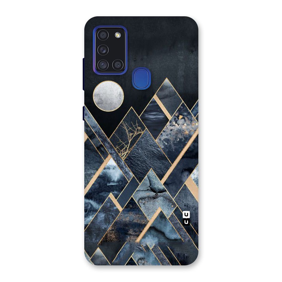 Abstract Scenic Design Back Case for Galaxy A21s