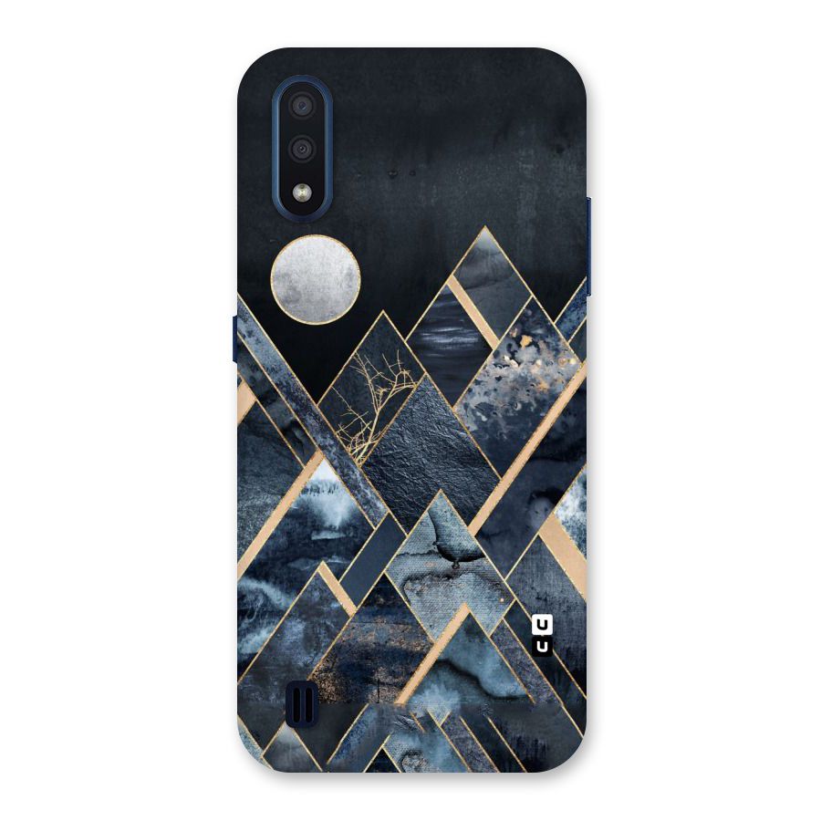 Abstract Scenic Design Back Case for Galaxy M01