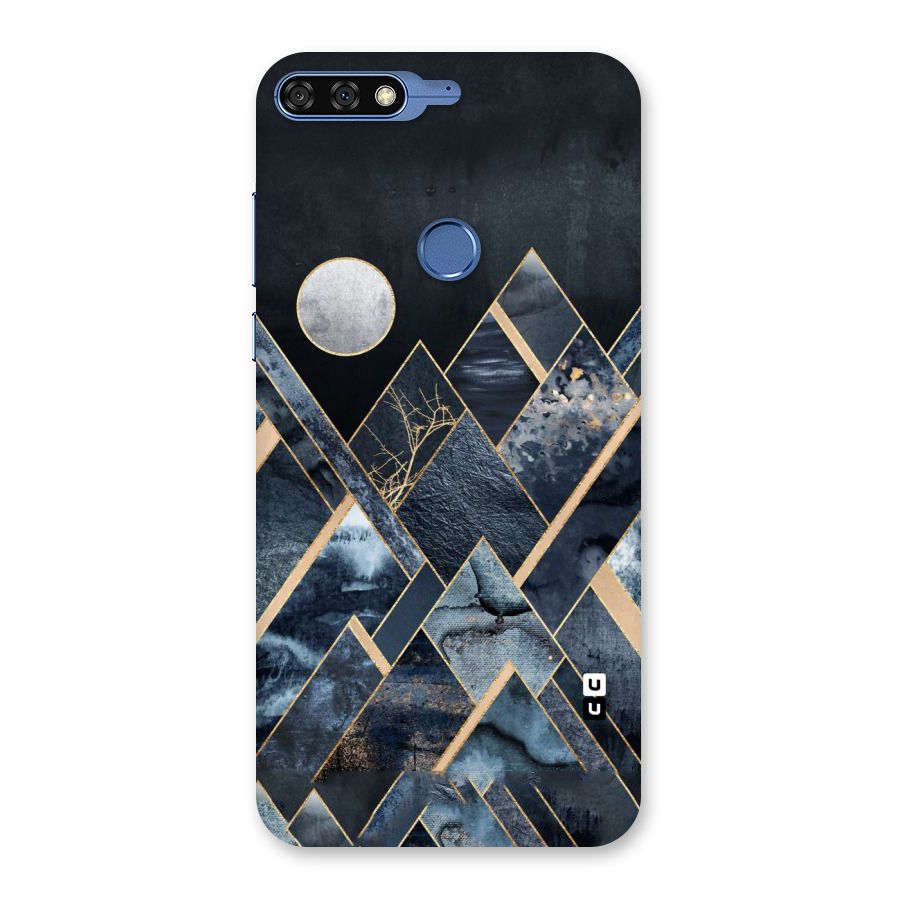 Abstract Scenic Design Back Case for Honor 7C