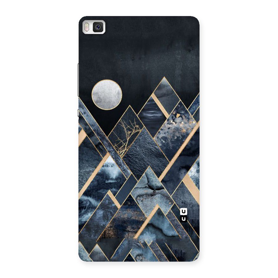 Abstract Scenic Design Back Case for Huawei P8