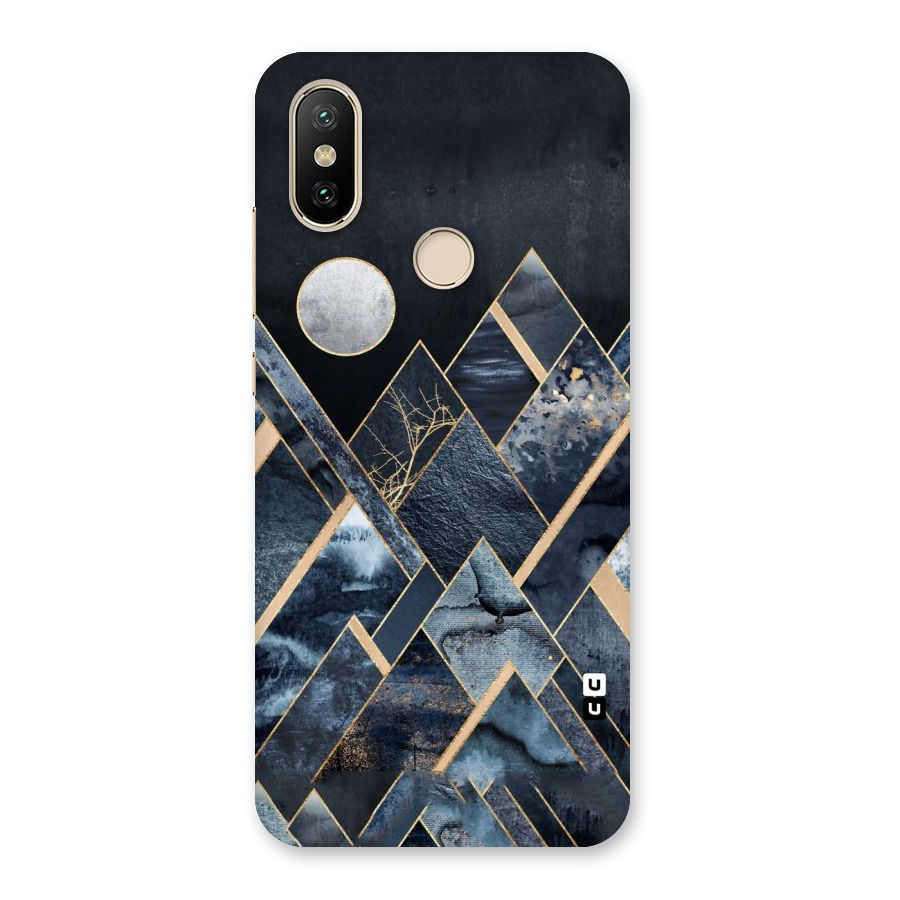 Abstract Scenic Design Back Case for Mi A2