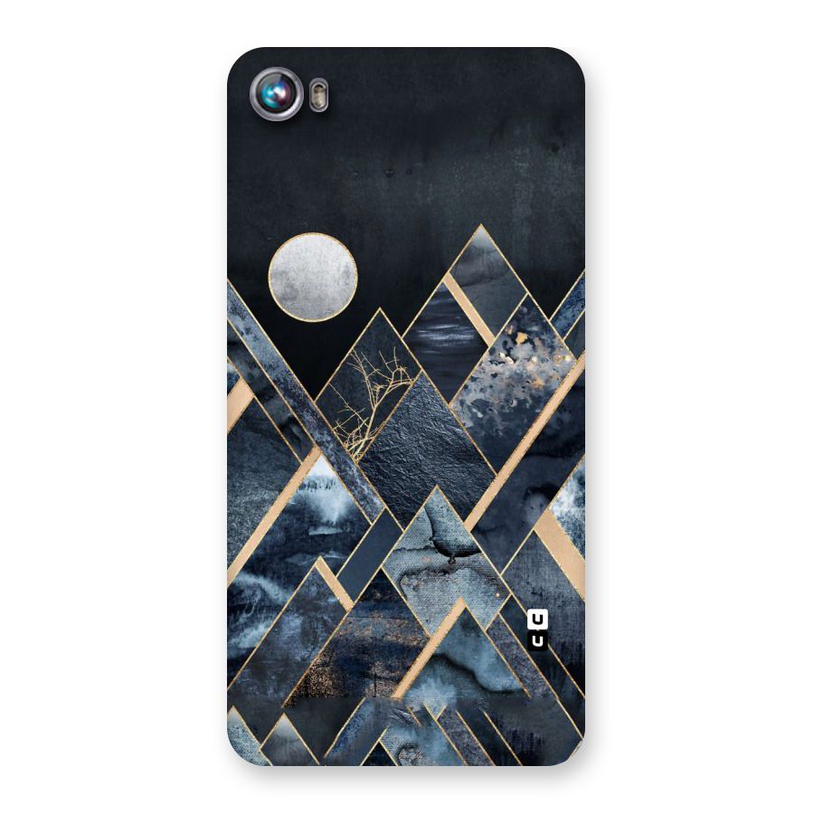 Abstract Scenic Design Back Case for Micromax Canvas Fire 4 A107