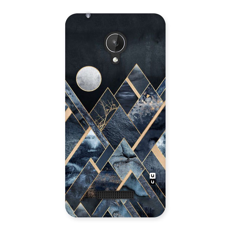 Abstract Scenic Design Back Case for Micromax Canvas Spark Q380
