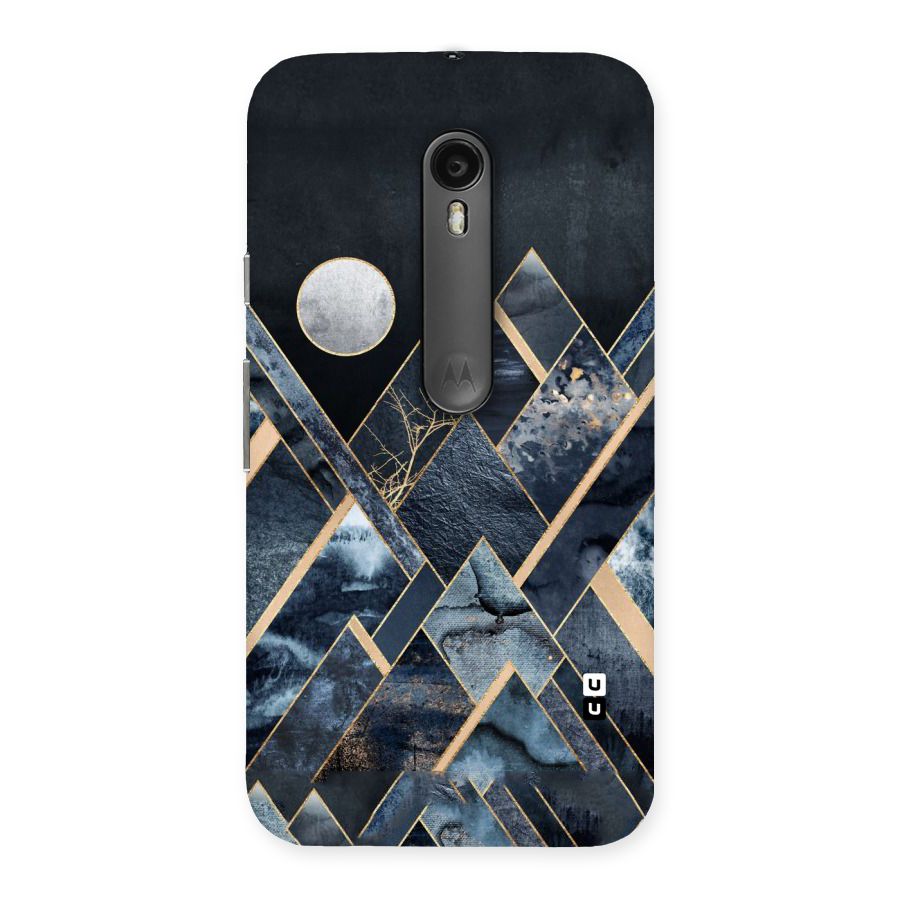 Abstract Scenic Design Back Case for Moto G Turbo