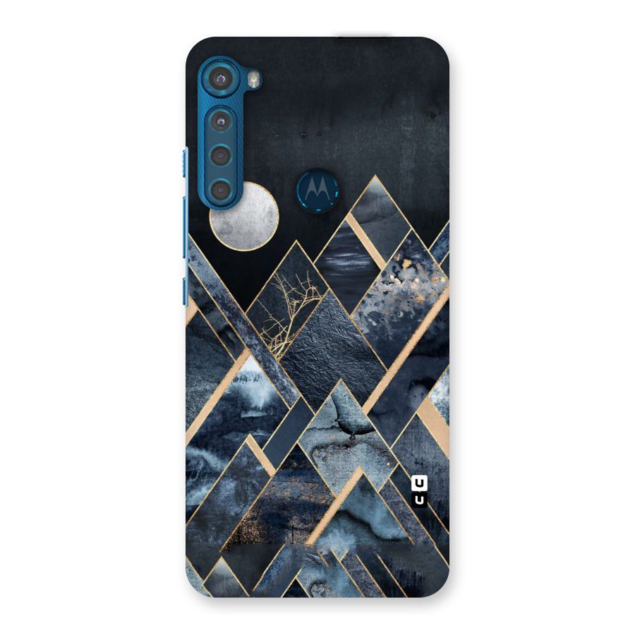 Abstract Scenic Design Back Case for Motorola One Fusion Plus