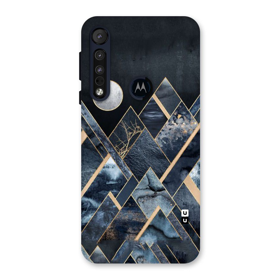 Abstract Scenic Design Back Case for Motorola One Macro