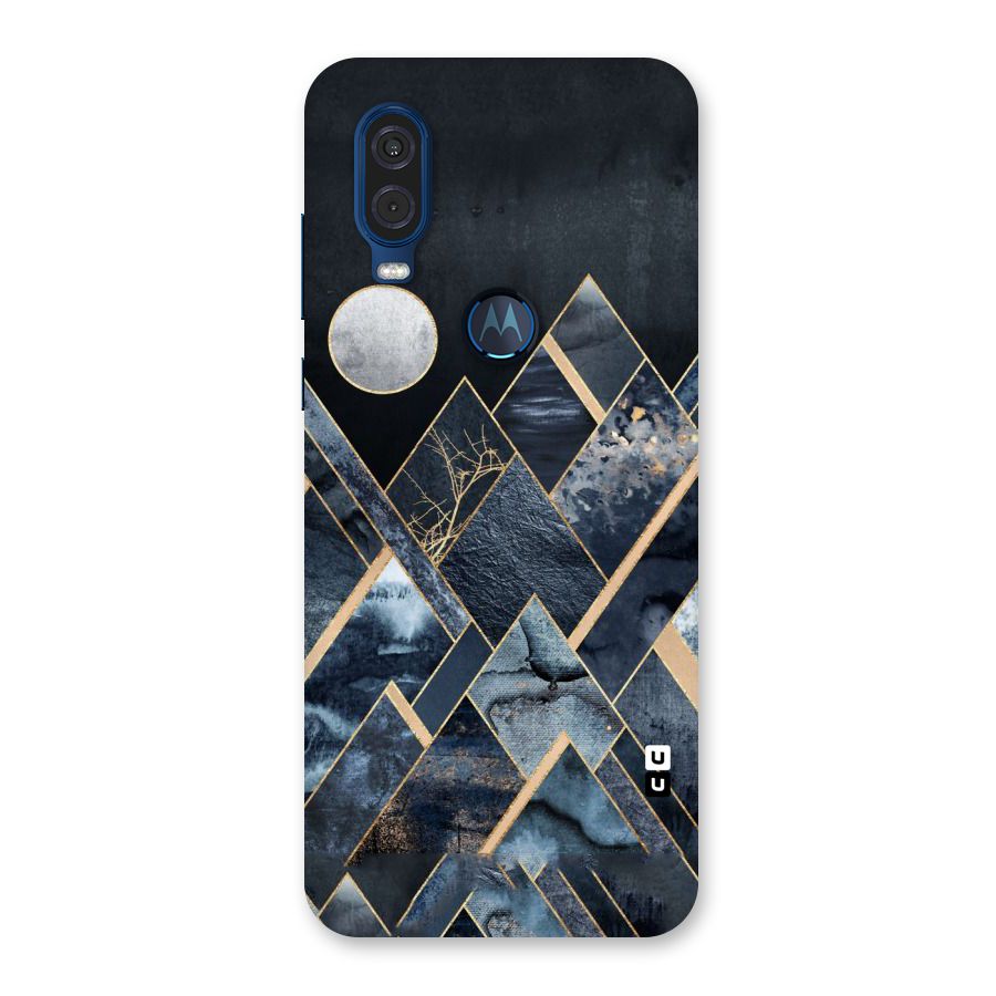 Abstract Scenic Design Back Case for Motorola One Vision