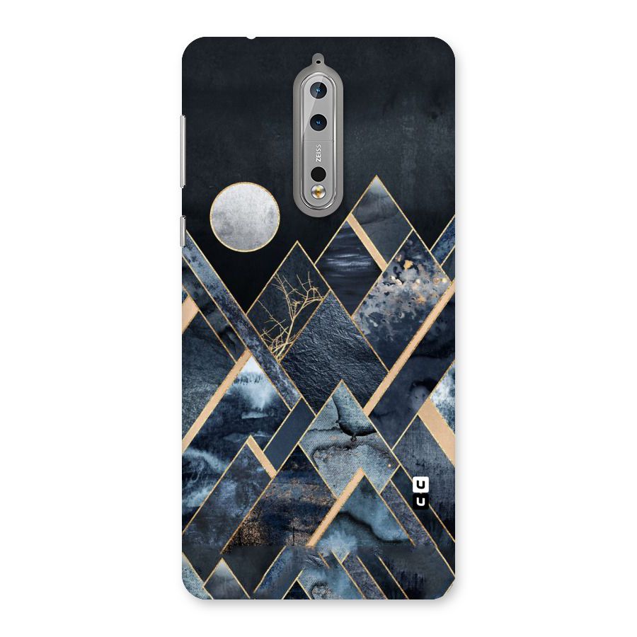 Abstract Scenic Design Back Case for Nokia 8
