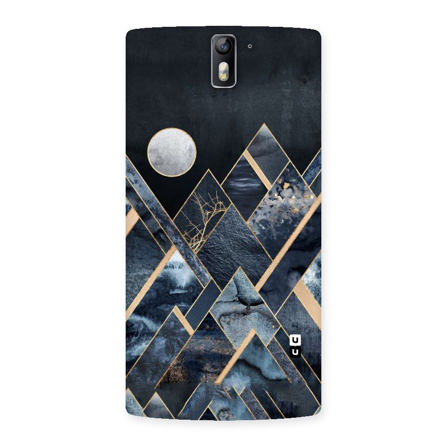 Abstract Scenic Design Back Case for One Plus One