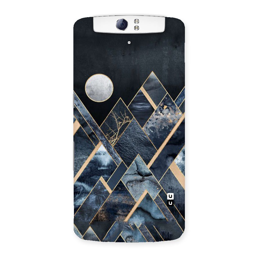 Abstract Scenic Design Back Case for Oppo N1